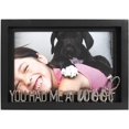thumbnail image 1 of Malden International Designs You Had Me At Woof 4x6 Black Inset Metal Attachment Expressions Frame, 1 of 5