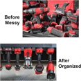 thumbnail image 4 of 12Packs Tool Holder for & for 20v,Wall Mount Drill Holder with 48 Screws, 4 of 5