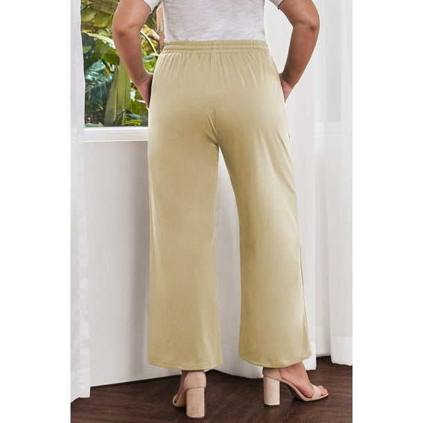 Plus size deals khaki pants walmart