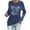 Dark blue, variant on Halloween Witch Way To The Wine Sweatshirt for Women Funny Wine Drinker Gift Pullover Crew Neck Long Sleeve Casual Fall Spooky Season Top 1 Pack, Red,XL
