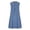 Blue, variant on Summer Dresses for Women 2026 Women's Shift Midi Dress Notch Split V Neck Sleeveless Washed Chambray Denim Casual Office Dress with Side Pockets for Daily Brunch Wear