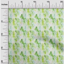 oneOone Viscose Chiffon Light Green Fabric Liquid Drip Abstract Quilting Supplies Print Sewing Fabric By The Yard 42 Inch Wide