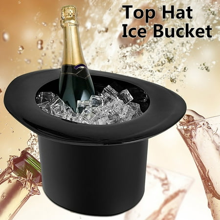 Acrylic Champagne Cooler - 1.2L Hat Cap Shaped Ice Bucket Champagne Wine Bottle Drinking Cooler Acrylic For Birthday Christmas Party Bar Home Decor