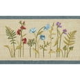 thumbnail image 3 of Authentic Hotel and Spa  Teal Blue Turkish Cotton Wildflowers Embroidered Bath Towel, 3 of 3