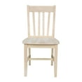 thumbnail image 4 of International Concepts Solid Wood Cafe Dining Chairs in Unfinished - Set of 2, 4 of 8