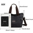 thumbnail image 6 of Women's Canvas Tote Bag, Vintage Work Handbag with Multi Pockes Fashion Shoulder Purse Causal Canvas Crossbody Bags, 6 of 8