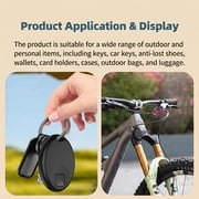Air Tracker, Key Tracker Tag-4 Pack, Item Finder Works with Find My App (iOS Only), Wallet Tracker for Keys/Wallets，Worldwide Tracking
