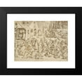 thumbnail image 2 of Pieter Brueghel the Elder 14x12 Black Modern Framed Museum Art Print Titled - Caritas (Charity) (1559), 2 of 5