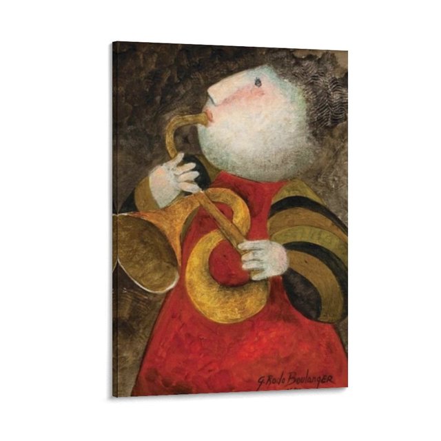Graciela Rodo Boulanger Print Solo 1989 Póster artístico en lienzo y arte de pared Impresión de imagen Decoración moderna para dormitorio familiar Pósteres 08x12 pulgadas (20x30 cm)