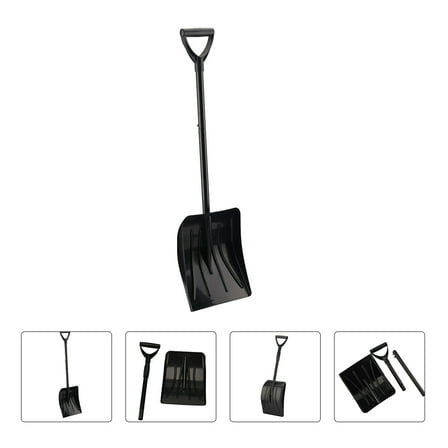EXHUMKY Efficient Snow Pusher Snow Shovel PP Adults Garden Work 1Pack