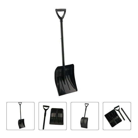 EXHUMKY Efficient Snow Pusher Snow Shovel PP Adults Garden Work 1Pack
