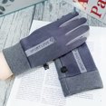 thumbnail image 1 of Guantes de ciclismo con pantalla táctil para hombres y mujeres, de dedos completos, para deportes al aire libre, fitness, antideslizantes y transpirables, 1 of 6