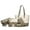 4-7 Gray&White, variant on Satchel Purses and Handbags for Women Shoulder Tote Bags Wallets