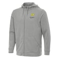 thumbnail image 2 of Men's-Antigua  Heather Gray Denny Hamlin Effortless Full-Zip Hoodie, 2 of 3