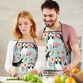 thumbnail image 5 of Husky and Pioneer Flower Apron-Garden Aprons for Women with Pockets-Cotton Linen Waterproof Kitchen Cooking Gardening Aprons Adjustable for Kitchen,Cooking,BBQ and Salon 33x27 Inch, 5 of 7
