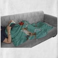thumbnail image 6 of Retirement Party Soft Flannel Fleece Blanket, Senior Man Breaking Free from Office Desk Chain and Celebrating Retirement, Cozy Plush for Indoor and Outdoor Use, 60" x 80", Multicolor, by Ambesonne, 6 of 6