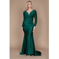 thumbnail image 3 of Dylan & Davids Long Sleeve Formal Fitted Evening Dress, 3 of 8
