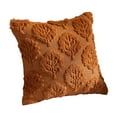 thumbnail image 2 of Fall Throw Pillow Covers 18x18,Fall Leaves Decorative Throw Pillow Covers,Thanksgiving Autumn Harvest Maple Faux Fur Cushion Covers,3d Embroidered Pillow Cases for Couch Bedroom Living Room Decor, 2 of 9