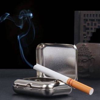 Ludlz 6 Pack Pocket Ashtray-Portable Cigarette Ash Pouch Compact Fireproof  PVC Odorless -Assorted Colors Pocket Size Ashtray Bag Pouch Fireproof Odor  Free Cigarette Ash Holder