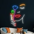 thumbnail image 4 of Handmadetneonsign Make Up Artist Neon Sign, Cosmetics Neon Light, Beauty Product Makeup Led Sign, 4 of 5