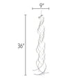 thumbnail image 5 of In the Breeze 9153 — Silver Turbulence Spinner — Hanging Novelty Patio Decor — Mylar Yard and Garden Accent — Humane Animal Deterrant, 5 of 5