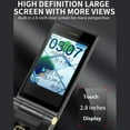 thumbnail image 3 of Teléfono con tapa G10 C, pantalla Dual, botón grande, gran volumen, dorado, con funda protectora, teléfono con tapa para personas mayores, para regalo, enchufe europeo, 3 of 10