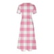 thumbnail image 3 of Vestido de Manga Corta para Mujeres Vestido de Verano de Cuello Redondo Impreso, Poliéster de Tamaño Verdadero Diario Y Vestido de Fiesta, 3 of 4