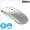 Silvery, variant on Rechargeable wireless mouse for macbook, bluetooth 5.1, 2.4Ghz, usb, rgb, 1600dpi, tablet, computer, laptop, pc
