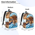 thumbnail image 2 of Salouo Animals on Noah's Ark for Travel Backpack for Men Women,Casual Laptop Backpack Daypack Business Work Bag for Travel、Hiking、Weekend -Small, 2 of 5