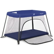 Dream On Me Travel Light Playard with Mesh Zipper Door in Navy Navy Playard with Zipper Door, Navy