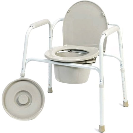 Commode With Removable Back/Pail And Splash Guard 1/EA