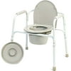 Commode With Removable Back/Pail And Splash Guard 1/EA