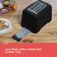 thumbnail image 3 of Black & Decker 2-Slice Extra-Wide Slot Toaster, Square, Black, 3 of 7