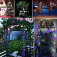 thumbnail image 5 of Morttic 2Pack 33ft Solar String Lights , 100 LED Fairy Lights Outdoor Waterproof Christmas Lights for Trees Garden Patio Yard Fence Decor (Multi Color), 5 of 9