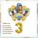 thumbnail image 3 of Globos de cumpleaños de Disney Moana, plato de papel, vasos, servilletas, kit de decoración para fiesta de feliz cumpleaños, suministros para niños, 3 of 5