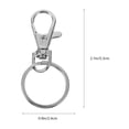 thumbnail image 2 of SWETRACE 40pcs Swivel Snap Hooks Zinc Alloy Silver Convenient for Daily Use, 2 of 8