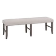 thumbnail image 4 of Jofran Willow Creek Distressed Solid Pine Upholstered Dining Bench, 4 of 7