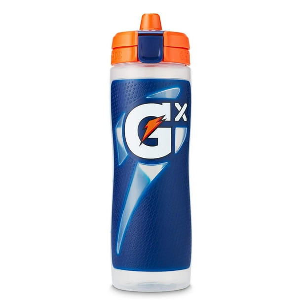 Botella Gatorade Gx Squeeze de 900 ml de plástico azul
