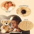 thumbnail image 4 of Osito de peluche luminoso, oso LED suave con luces, osito de peluche con luz nocturna brillante para niños en San Valentín y Navidad, 14 pulgadas, 4 of 5
