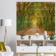 thumbnail image 3 of Design Art - Fall Greenery and Road Straight Ahead, 3 of 5