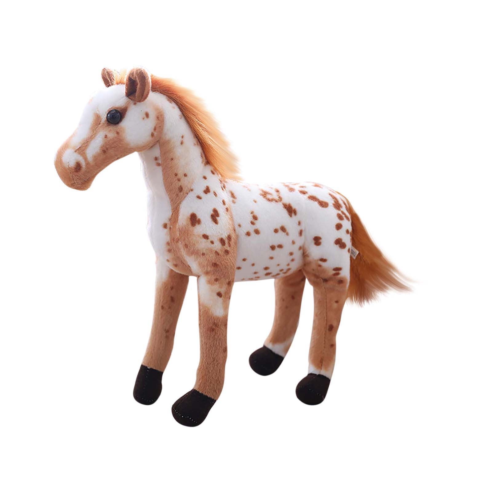 JoyMoreHome Horse Stuffed Animal Cute Pony Plush Pretend Play Horse Toys