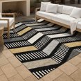thumbnail image 3 of Addison Rugs Chantille Indoor/Outdoor Transitional Geometric Black Machine Washable Rectangle Rug, 10' x 14', 3 of 8