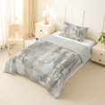 thumbnail image 2 of Homewish Vintage Ombre Gray Twin Comforter Sets,Retro Abstract Art Bedding Set,Light Gray Reversible,2-Piece,1 Comforter and 1 Pillowcase, 2 of 7