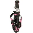 Golf Girl Junior V3 Golf Set for Kids, Pink Clubs and Bag, Ages 812