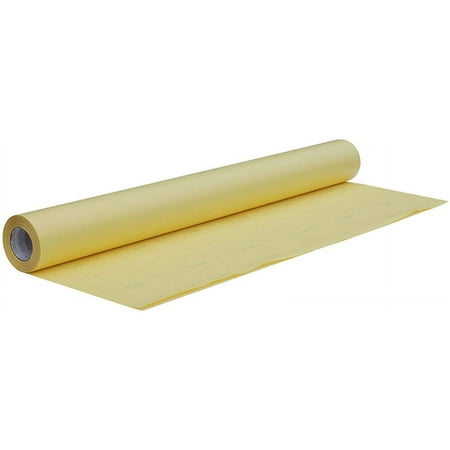 INTBUYING 60*1968inch (1.52*50M) 2Mil Glossy Vinyl Cold Laminating Film for Laminating Machine Yellow