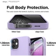 thumbnail image 5 of elago Compatible with iPhone 12 Mini Case, Liquid Silicone Case, Full Body Protection (Screen & Camera Protection) for iPhone 12 5.4 Inch (Purple), 5 of 7