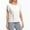 White, variant on Olyvenn Petal Short Sleeve Eyelet Tops for Women Dressy Casual Summer Trendy Collar V Neck Tee Shirts Ladies Elegant Blouses White XL