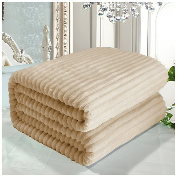 AUQ Coral Velvet Weighted Blankets for Adults Queen Size 0.44lbs,Warm Sherpa Fleece Throw Blanket for Sleep and Calm,Soft Cozy Heavy Bed Blanket 27 x 39 Inches