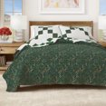 thumbnail image 5 of Floral Quilt Set - Lightweight, Soft, All-Season - 2-Piece Reversible Patchwork Bedding Set (Twin / Twin XL, Garden Star), 5 of 5