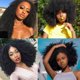 thumbnail image 5 of Paquetes de pelo TNICE, mongol, afro rizado, 40-50 cm, 4B, 4C, 5 of 9